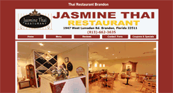 Desktop Screenshot of jasminethaibrandon.com